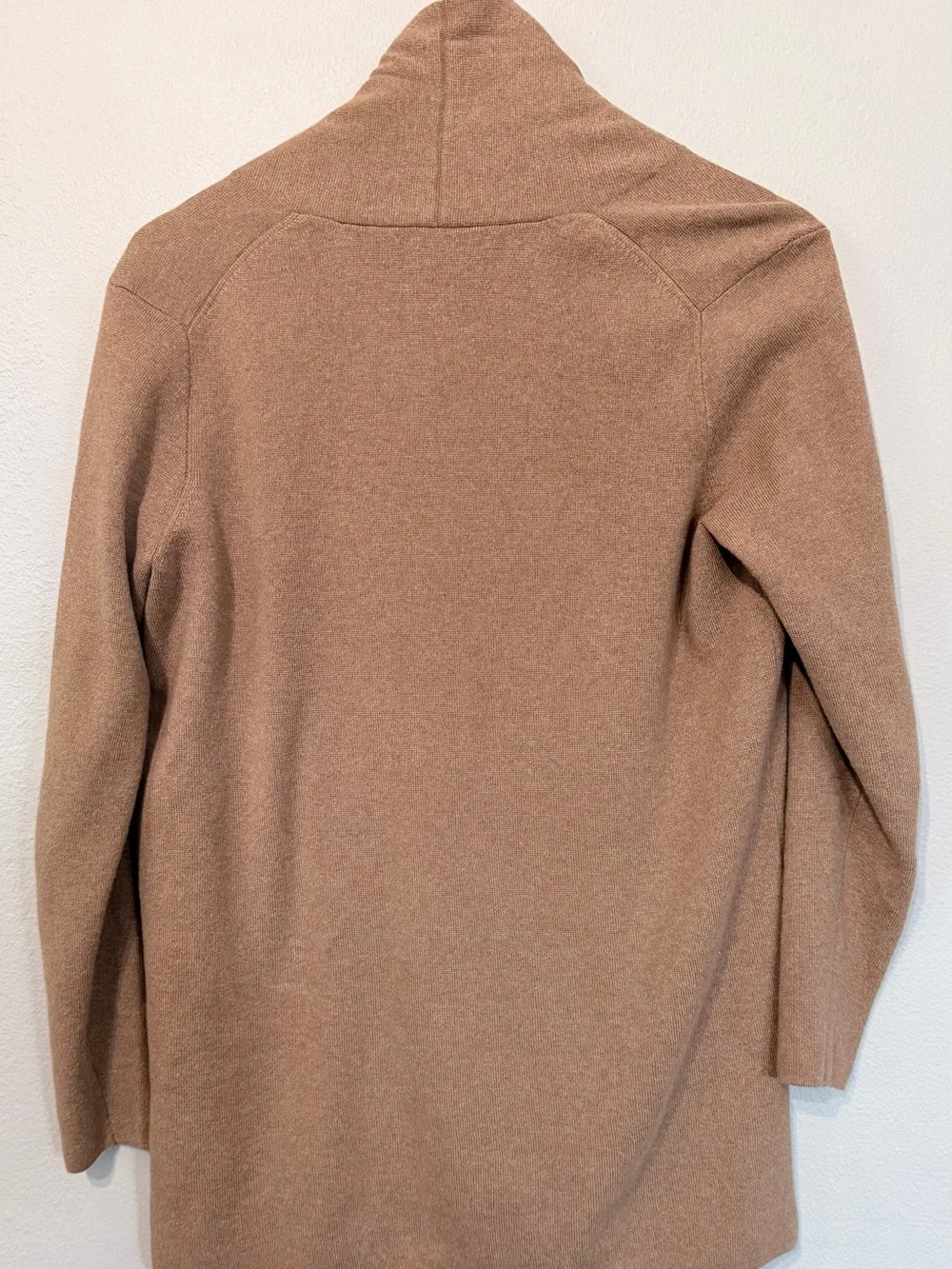 J Crew Open-Front Pocket Cardigan - Camel Small Petite